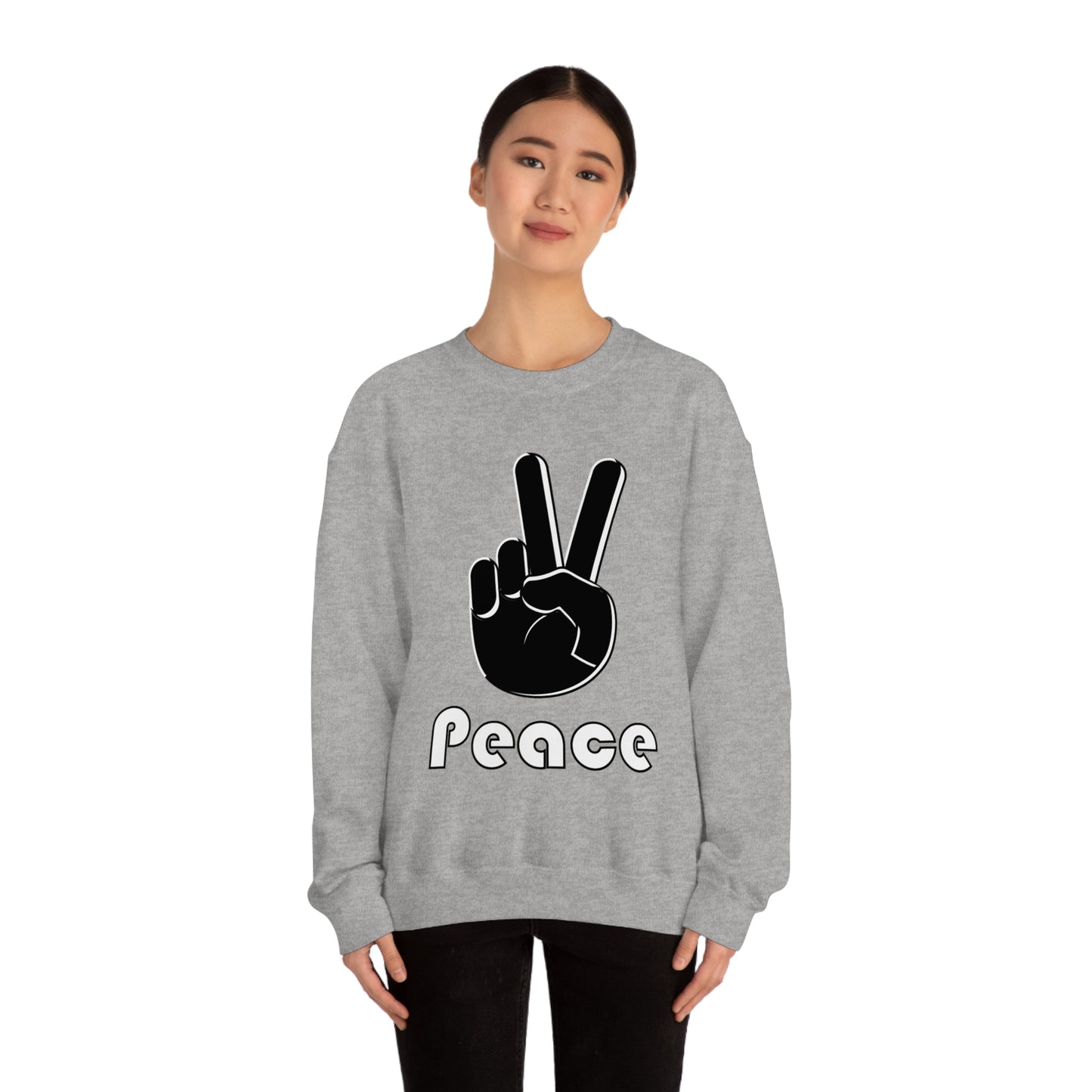 Peace Hand Crewneck Sweatshirt