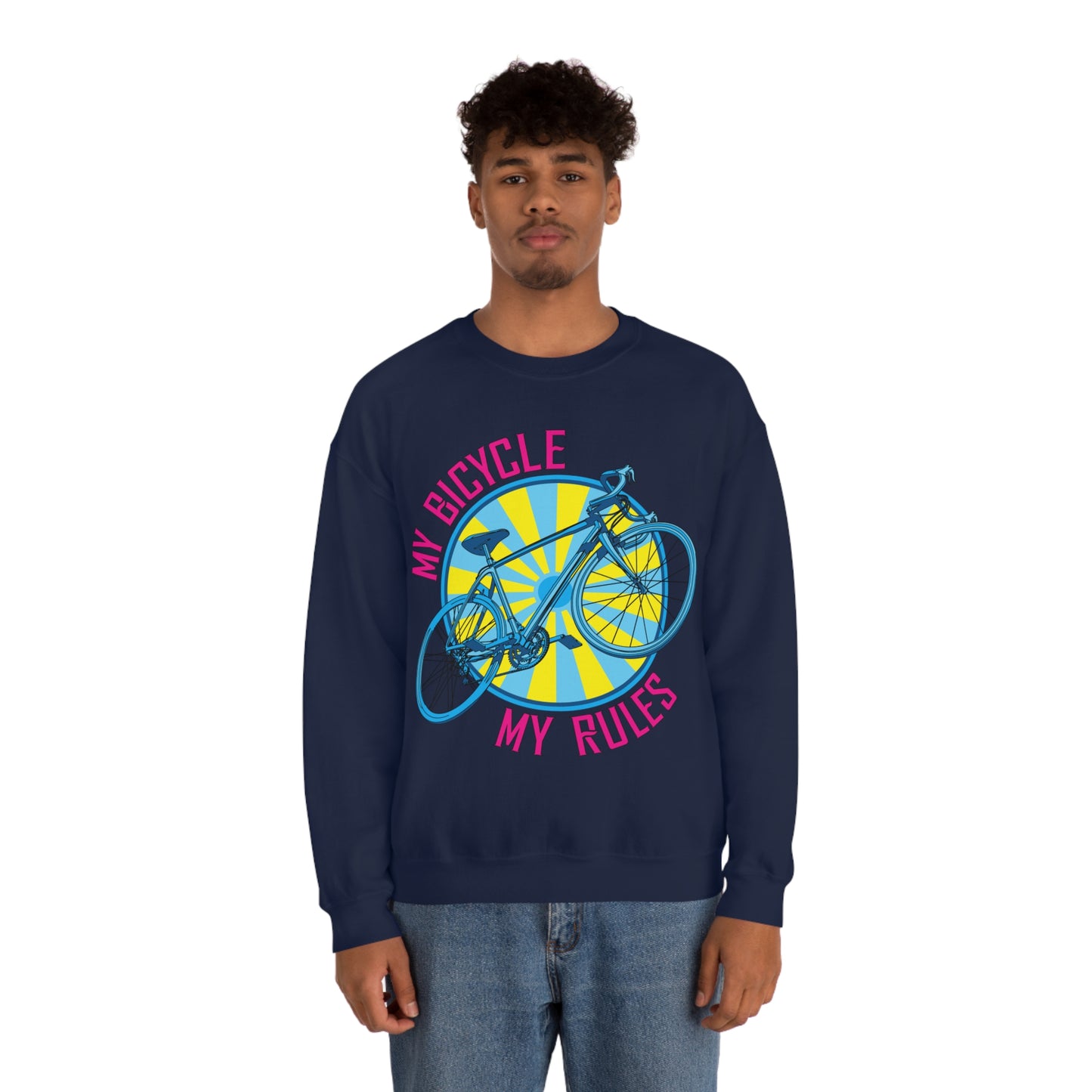 My bicycle_My rules Crewneck Sweatshirt