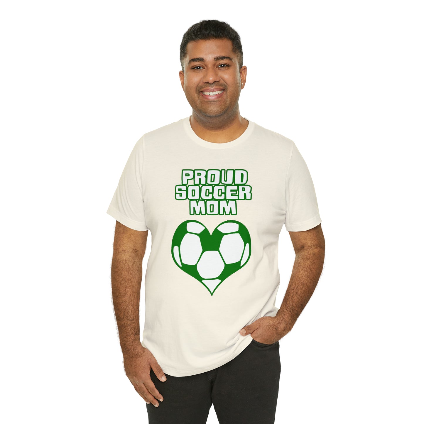 Proud -soccer-mom Heart T-Shirt