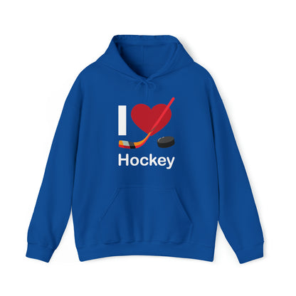 I love hockey Hoodie