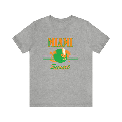 Miami Sunset Beach Paradise T-Shirt