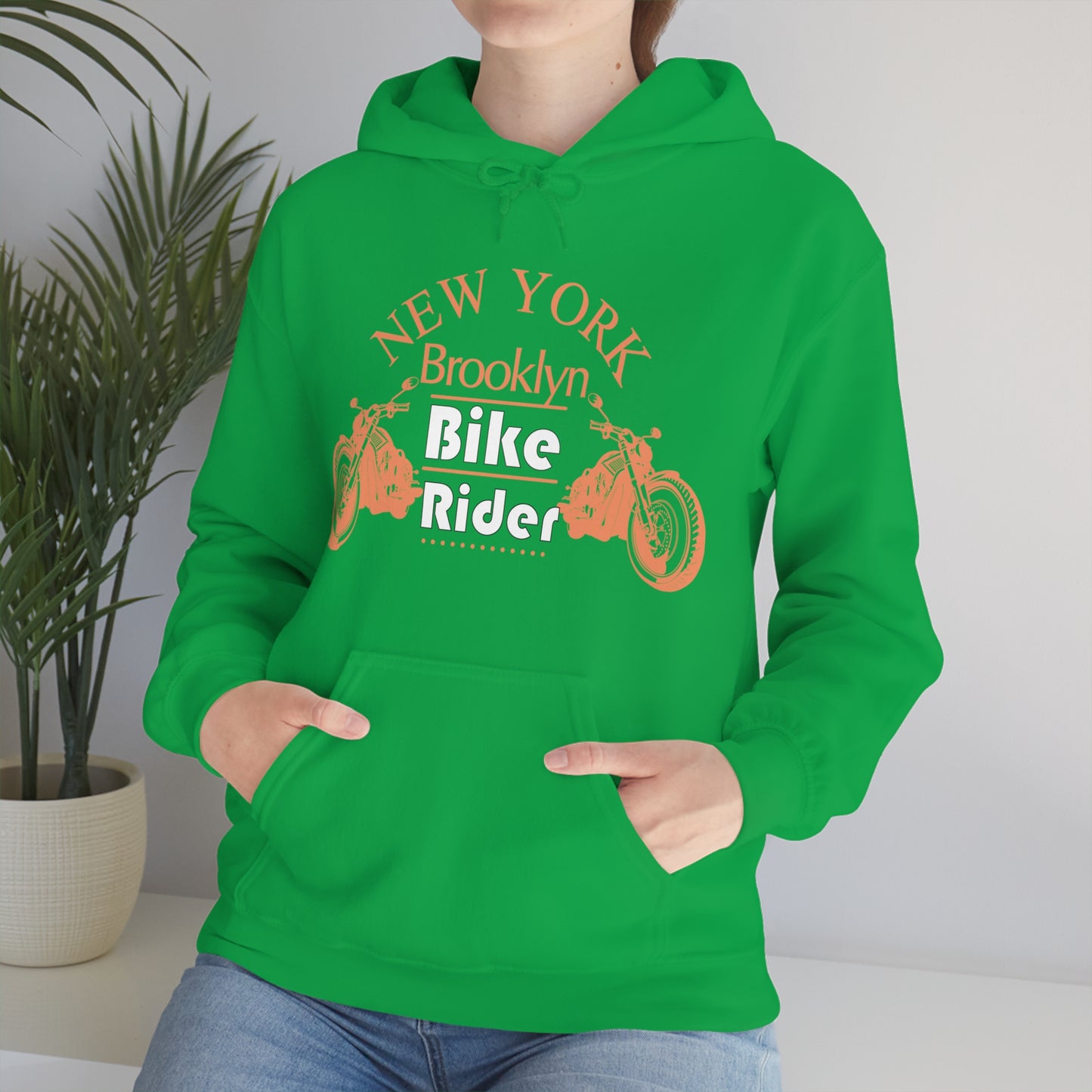 Brooklyn Bike rider Hoodie