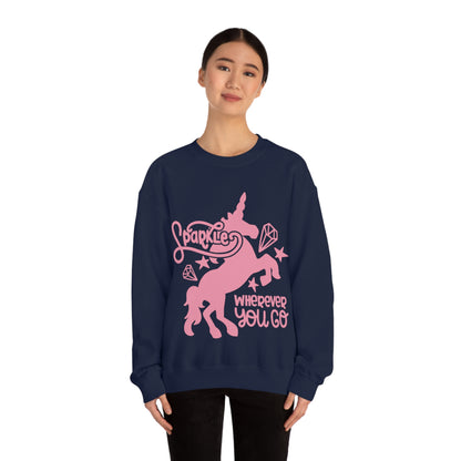 Sparkle unicorn Crewneck Sweatshirt