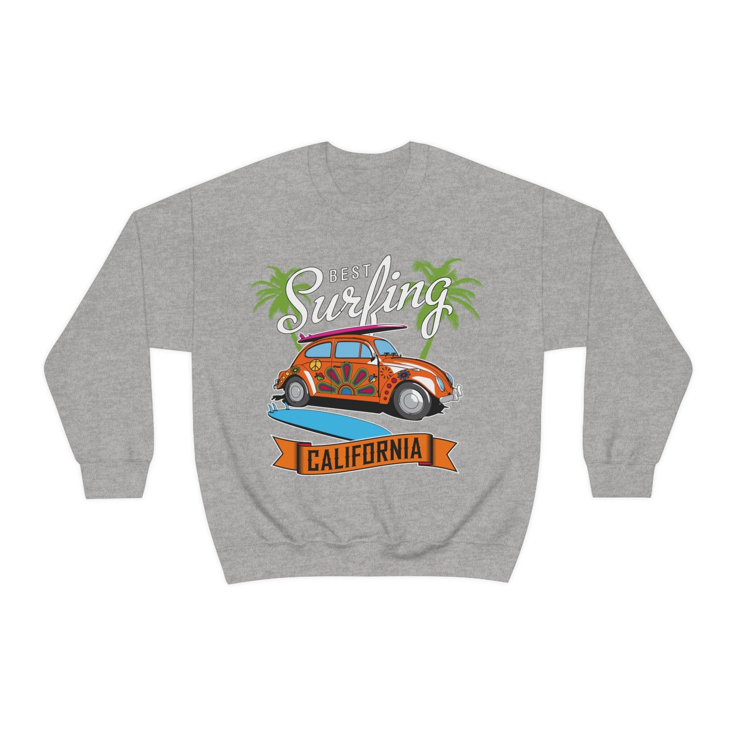 Best Surfing California Buggy Crewneck Sweatshirt