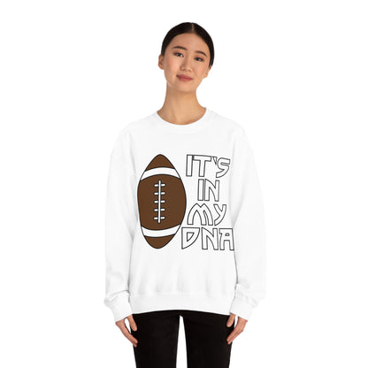 Football is in my DNA Crewneck Sweatshirt