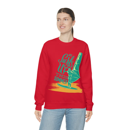 Hey Surfs Up Crewneck Sweatshirt