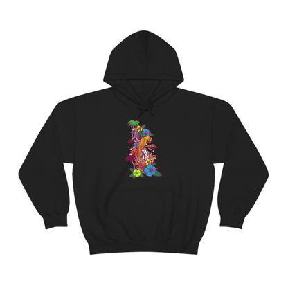 Parrot Jungle Floral Hoodie