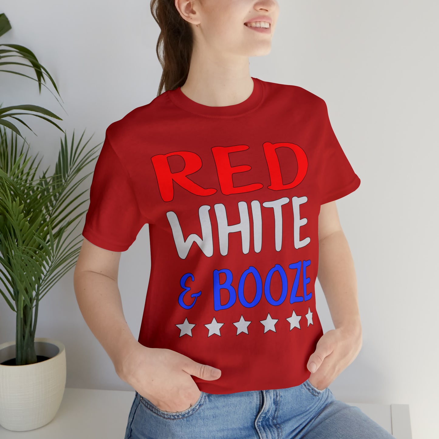 Red  White Booze T-Shirt