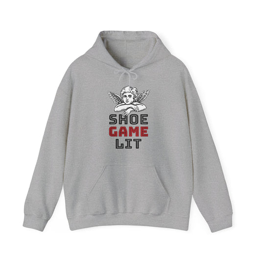 Shoe game lit hoodie