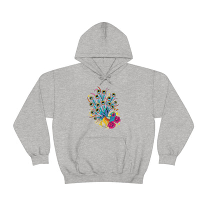 Colorful Peacock Hoodie