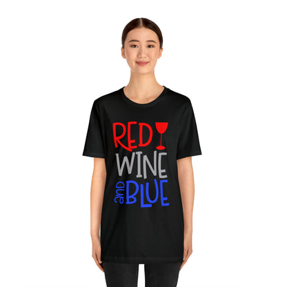 Red Wine Blue T-Shirt