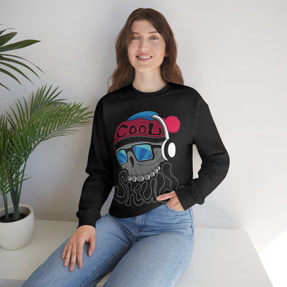 Cool Skull Crewneck Sweatshirt