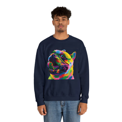 Colorful Dog Crewneck Sweatshirt