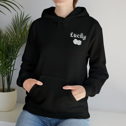 Lucky Front and back Hoodie