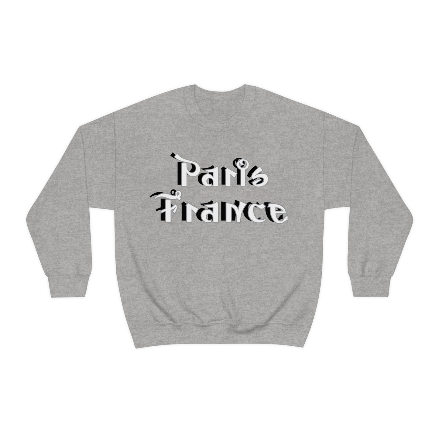 Paris France Graffiti Crewneck Sweatshirt