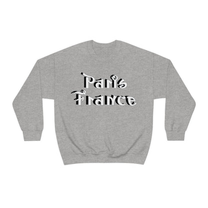 Paris France Graffiti Crewneck Sweatshirt