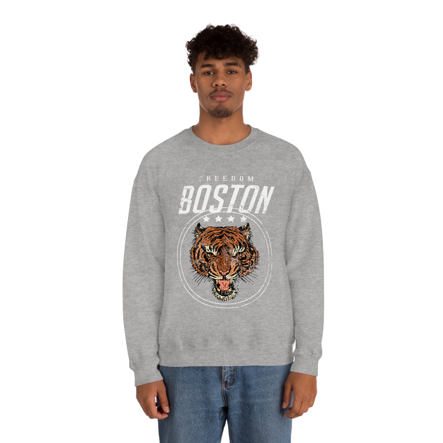 Boston Freedom Tiger Crewneck Sweatshirt