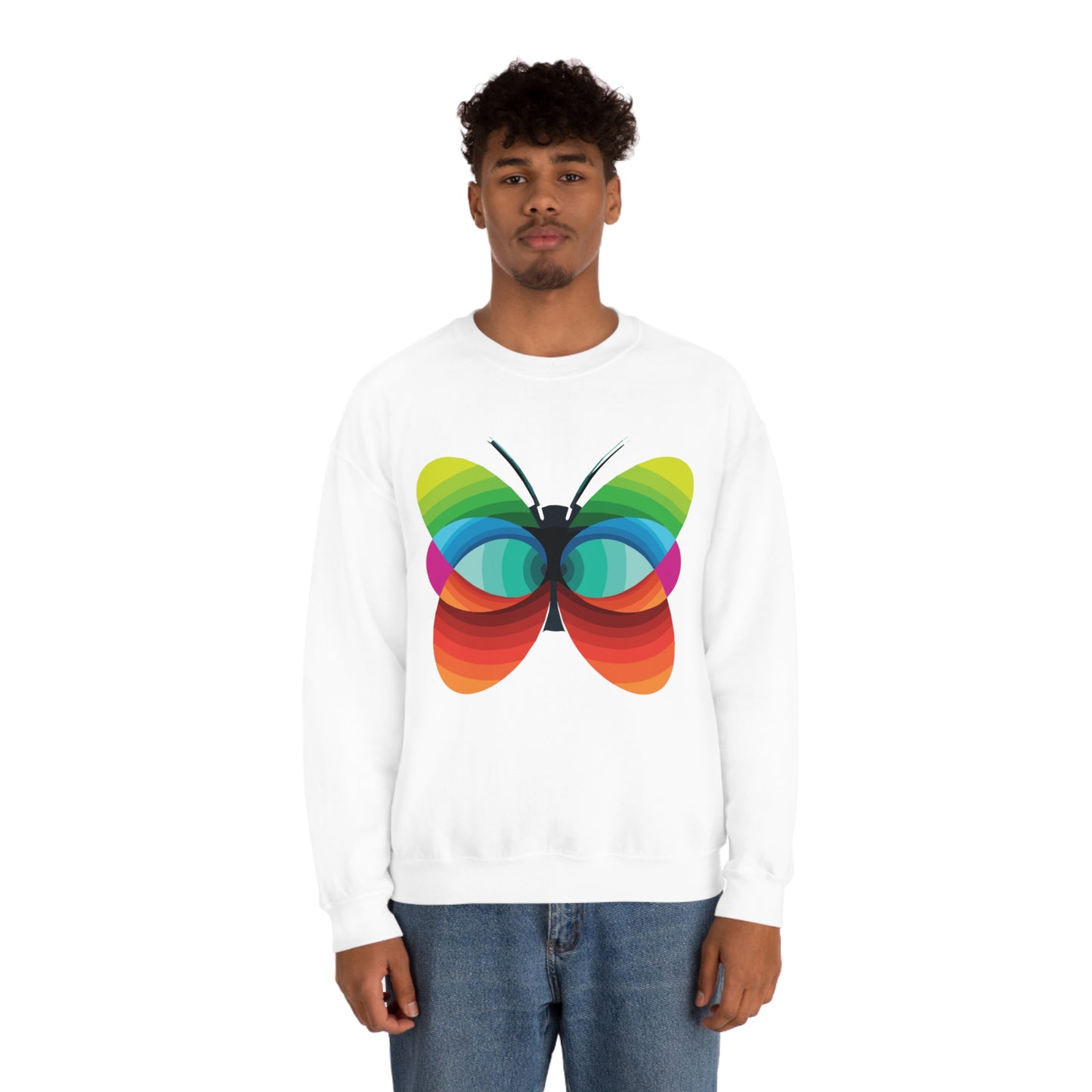 Butterfly beautiful & colorful Crewneck Sweatshirt