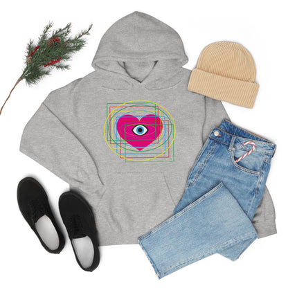 Eye Love in all dimension Hoodie