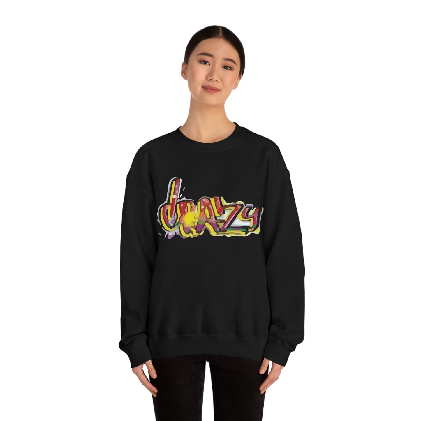 Crazy graffiti Crewneck Sweatshirt