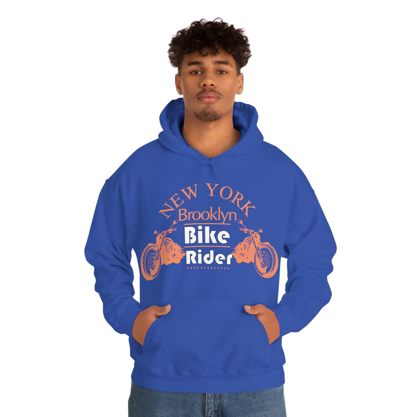 Brooklyn Bike rider Hoodie