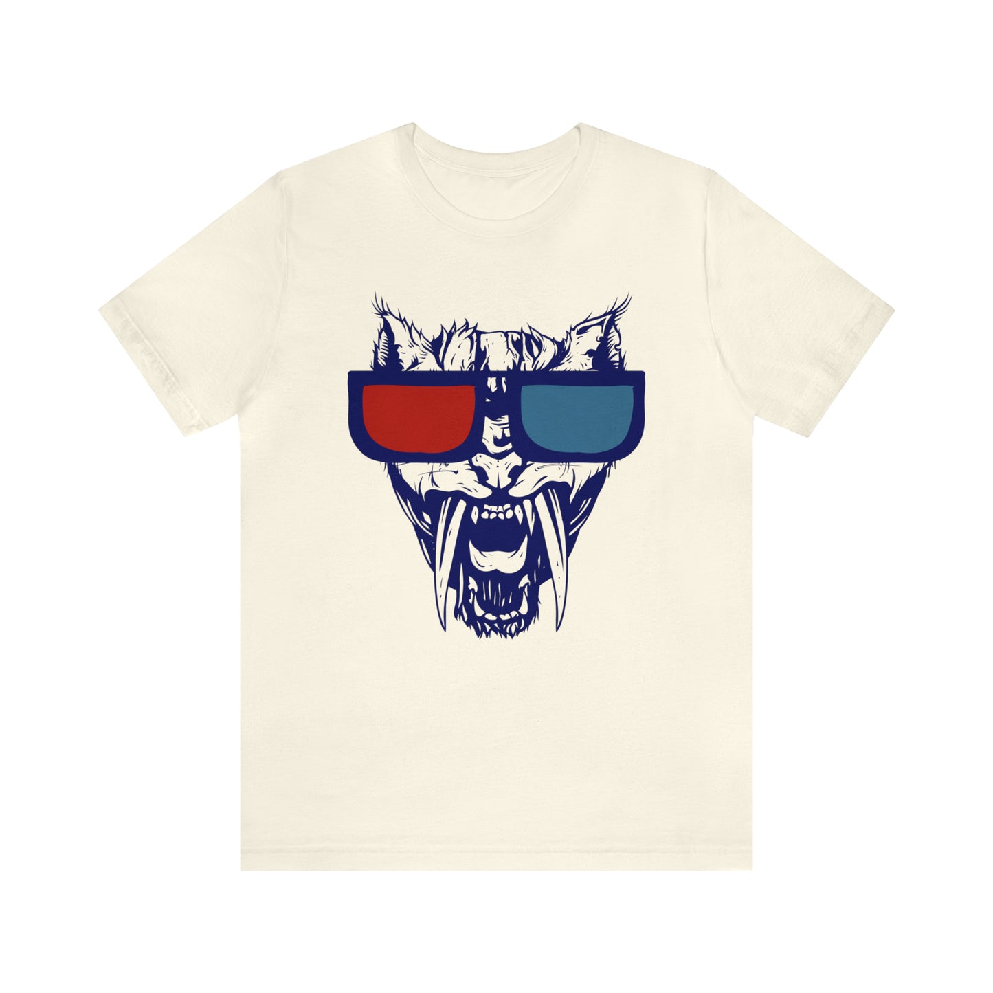 3D Glasses Tiger T-Shirt