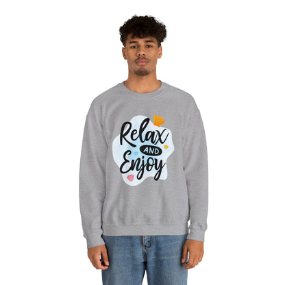 Relax and Enjoy Crewneck Sweatshirt