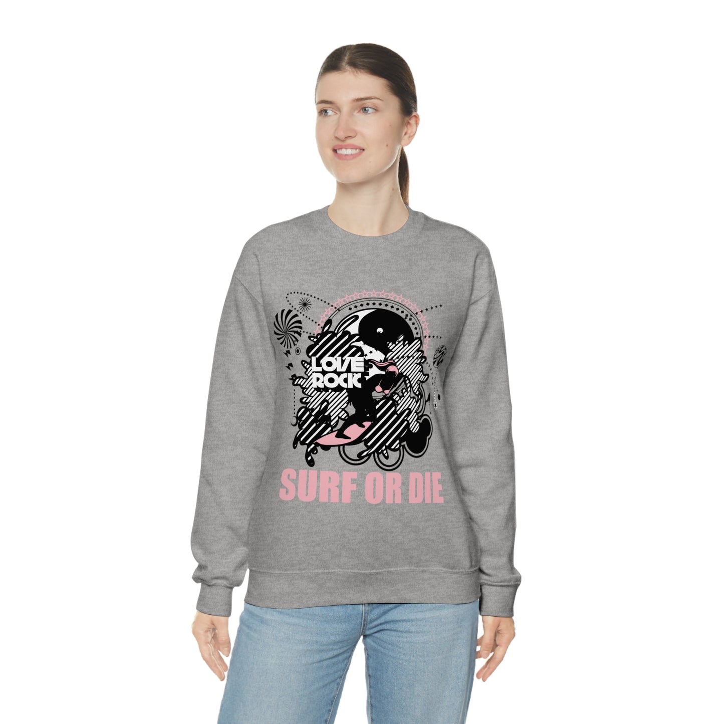 Surf or Die Crewneck Sweatshirt