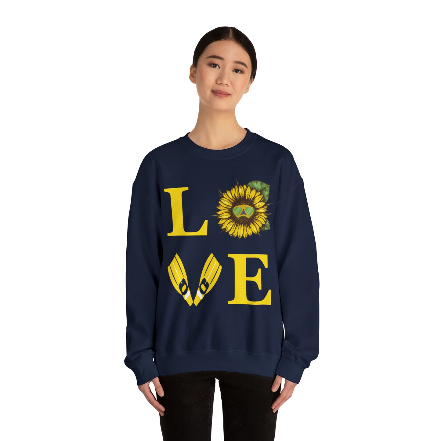 Scuba diving love Crewneck Sweatshirt