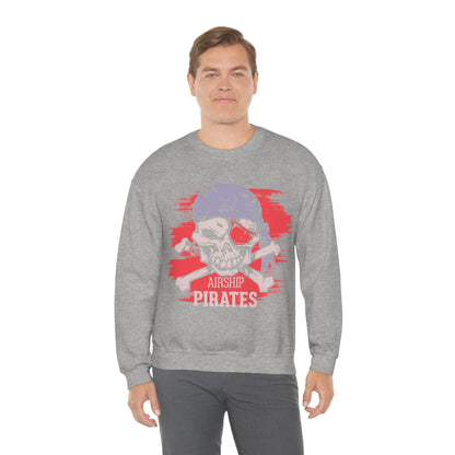 Airship Skull Pirate Crewneck Sweatshirt