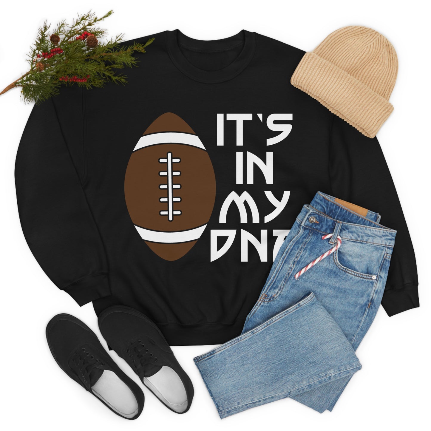 Football is in my DNA Crewneck Sweatshirt