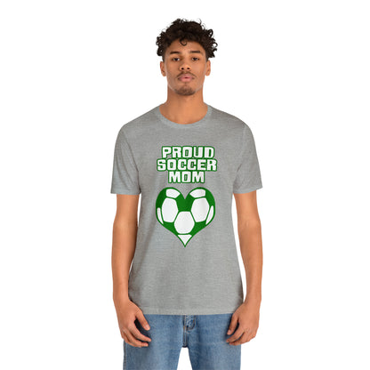 Proud -soccer-mom Heart T-Shirt