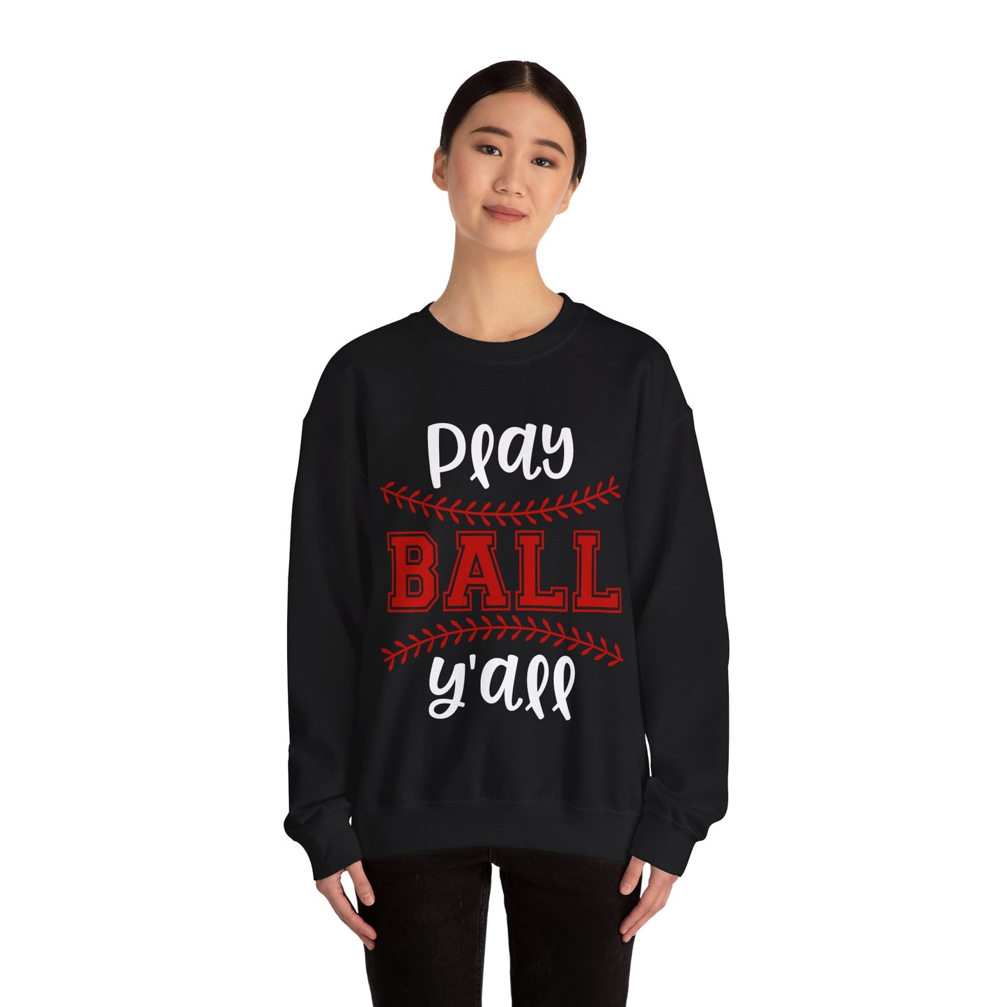 Play Ball Y'all Crewneck Sweatshirt