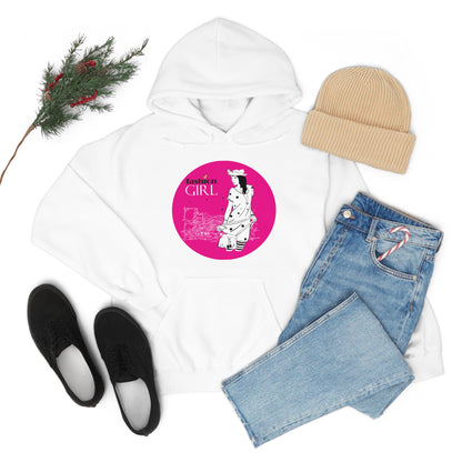 Pink Fashion girl Hoodie