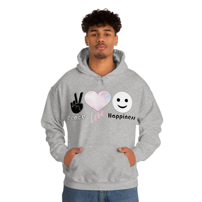 Peace-Love-Happiness Hoodie