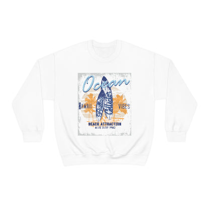 Ocean Hawaii Vibes Crewneck Sweatshirt