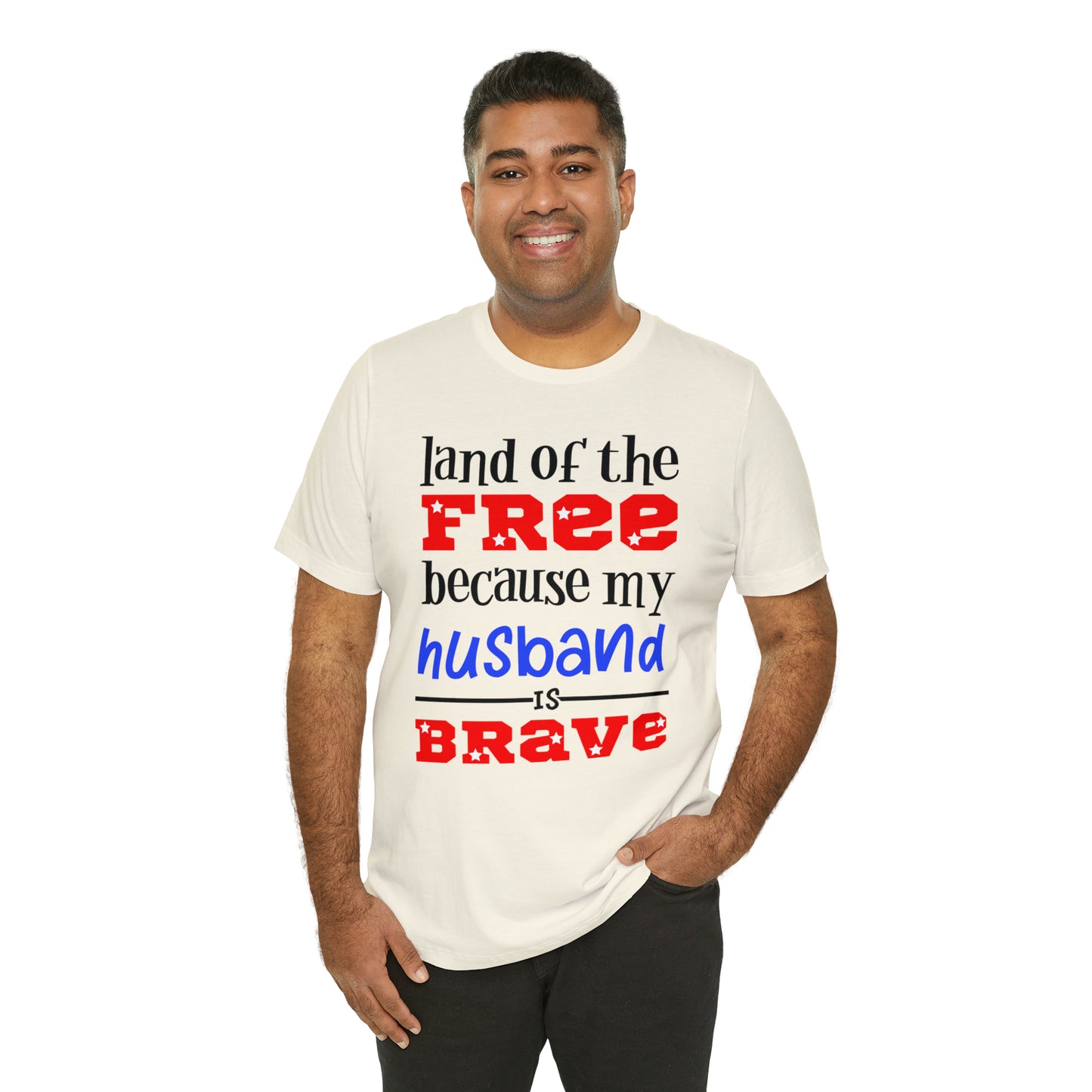 U.S.A the Land of the free Husband T-Shirt