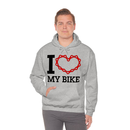 I love my bike Hoodie