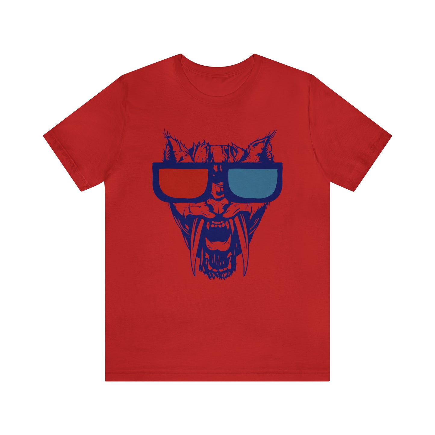 3D Glasses Tiger T-Shirt