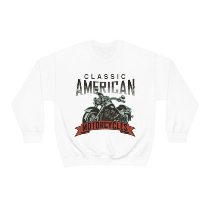 Classic American motorcycles Crewneck Sweatshirt