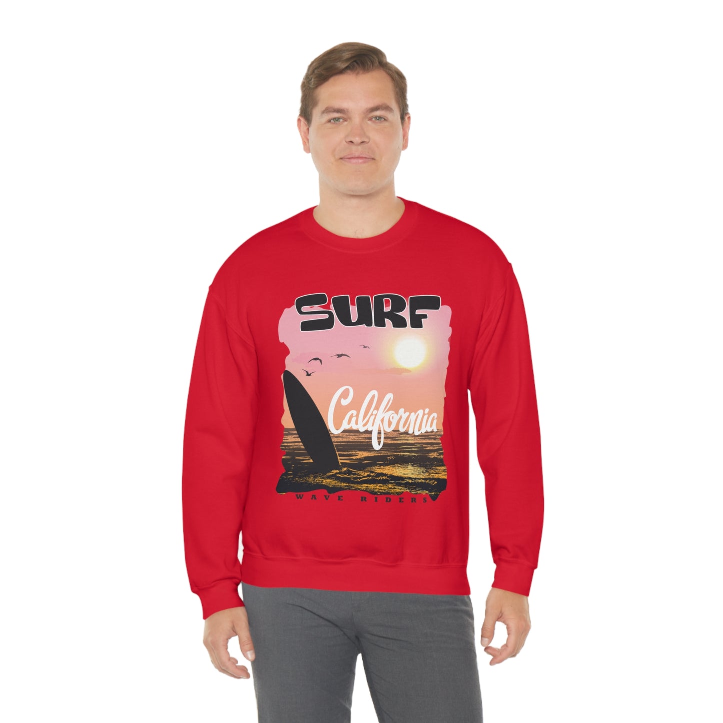 Wave Riders California Crewneck Sweatshirt