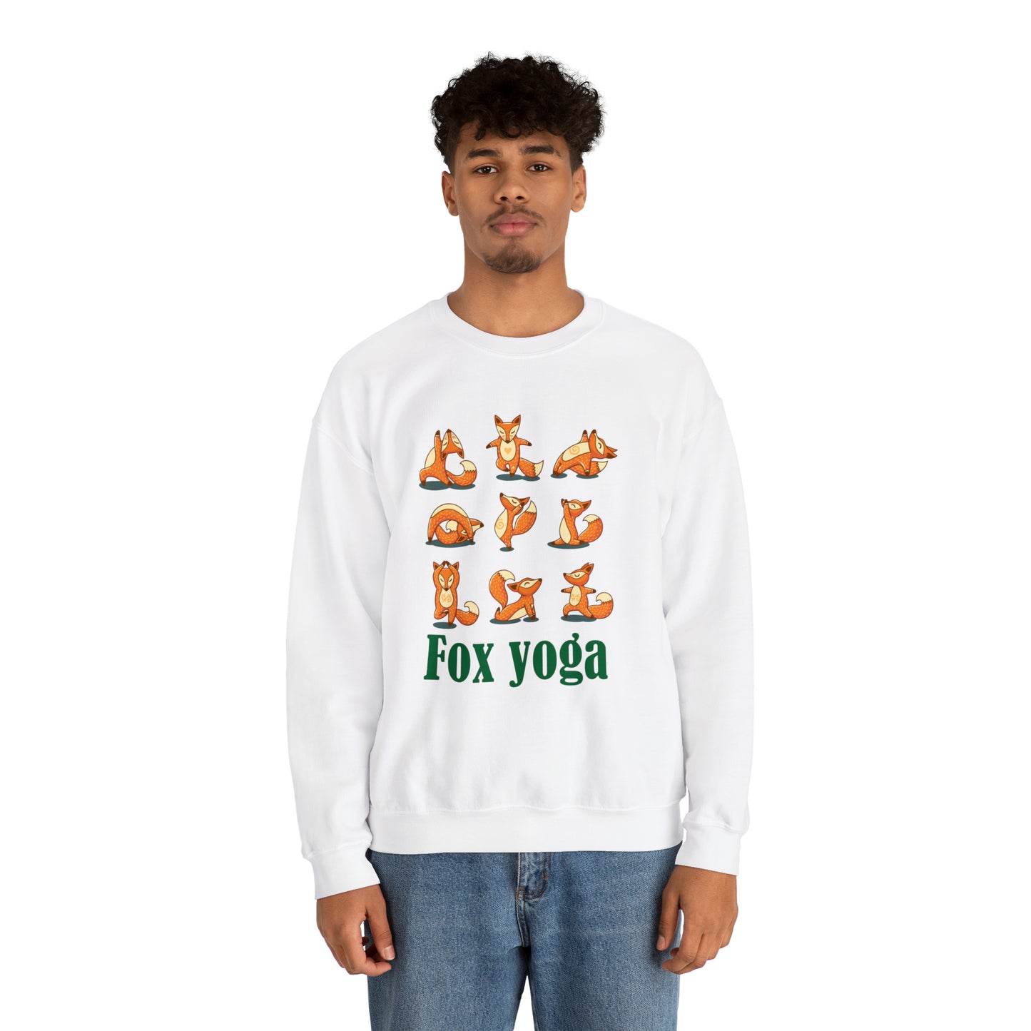 Fox yoga Crewneck Sweatshirt