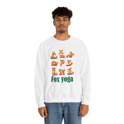 Fox yoga Crewneck Sweatshirt