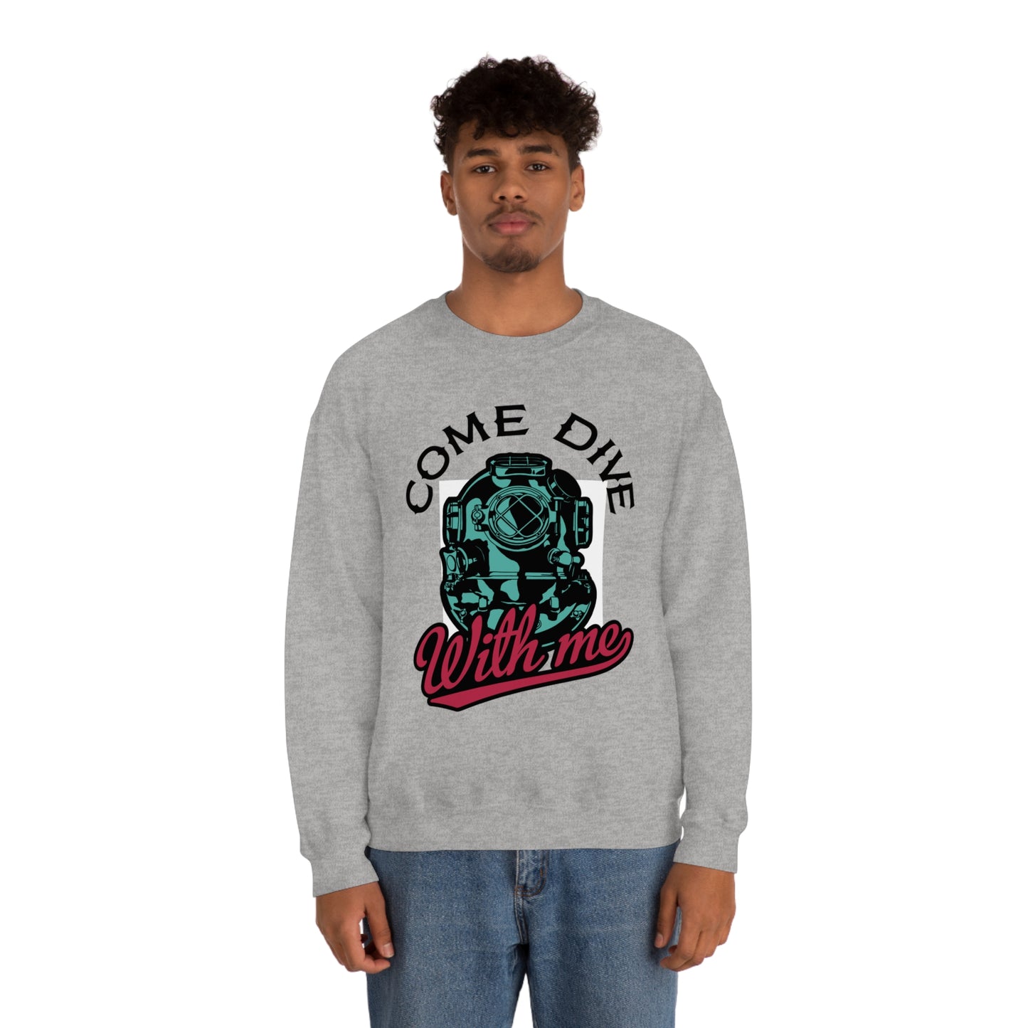 Come dive with me Crewneck Sweatshirt