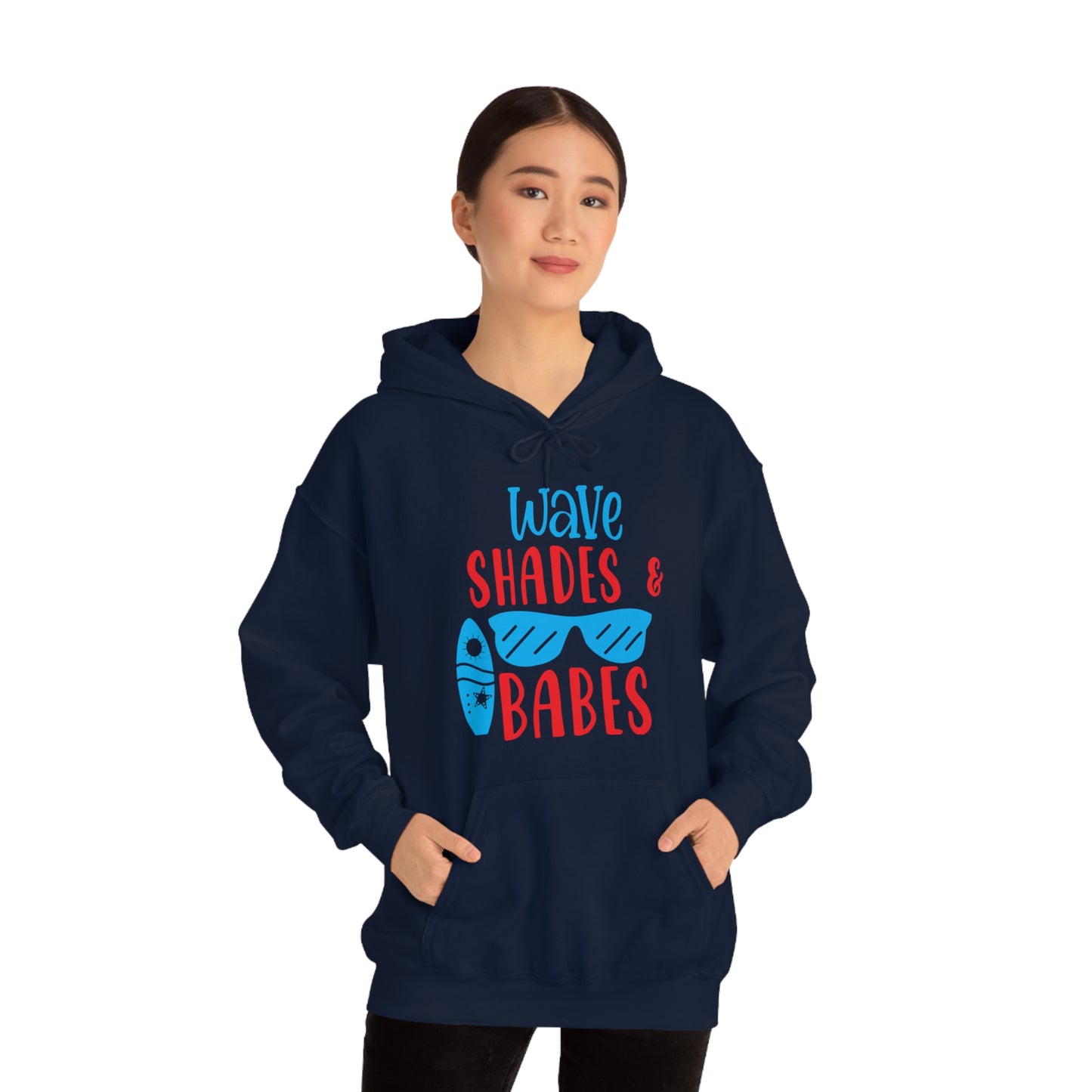 Wave Shades and Babes Hoodie