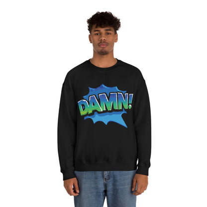 Damn! colorful Crewneck Sweatshirt