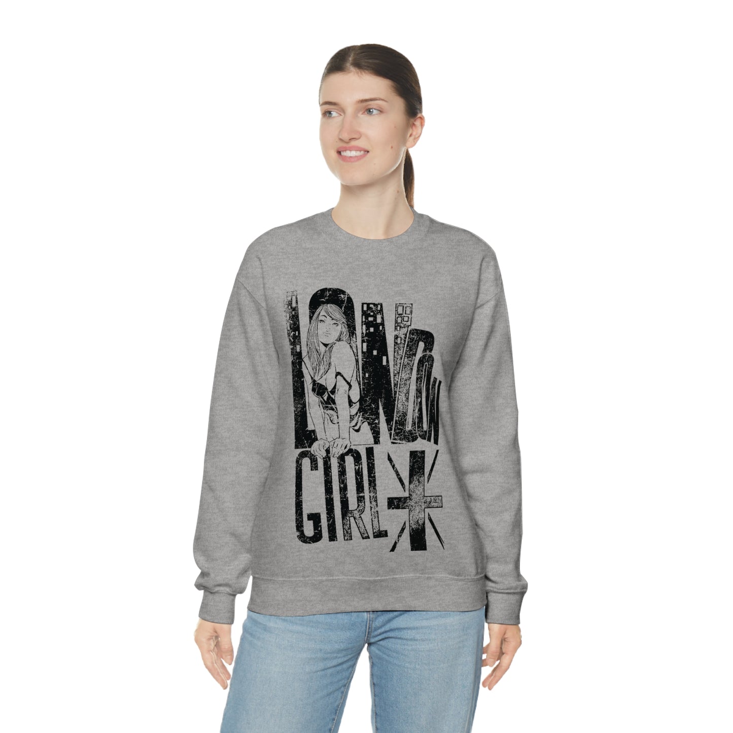 London_Girl Crewneck Sweatshirt