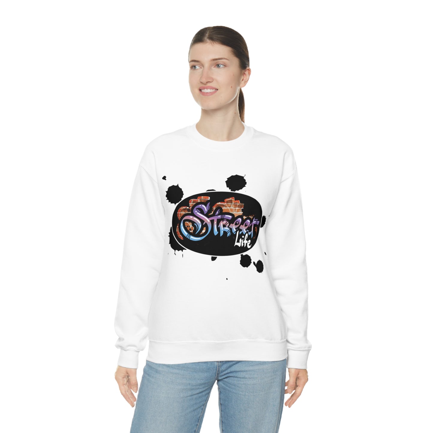 Street life graffiti Crewneck Sweatshirt