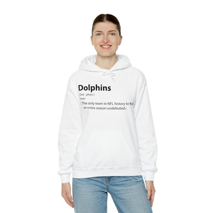 Dolphins definition Hoodie