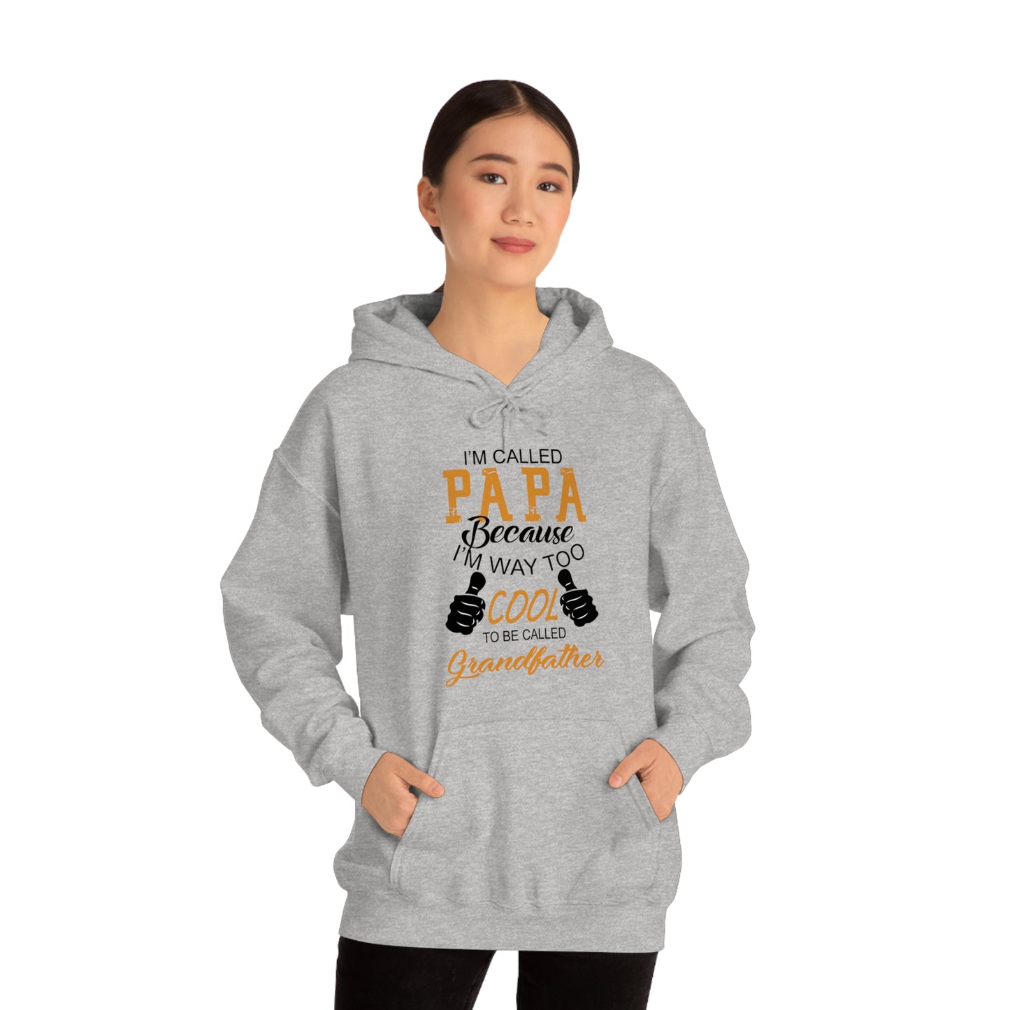 Papa Way Too Cool to Be Called Grandfather Hoodie